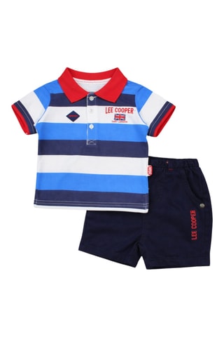Polo y short - Lee Cooper - Azul
