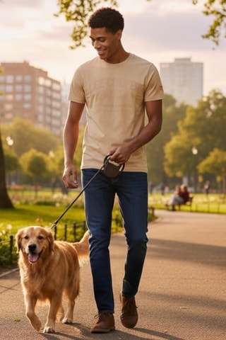 Camiseta - Lee Cooper - Beige