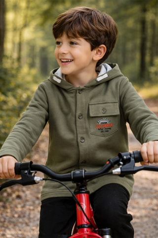 Chaqueta con capucha - Lee Cooper - Caqui