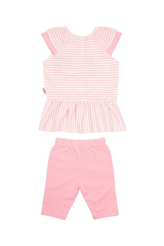 Blusa y pantalón - Lee Cooper - Blanco y rosa