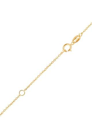 Ketting - Geelgoud, Topazen & Smaragden