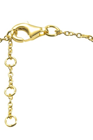 Ketting - Geelgoud, Diamanten en Maansteen