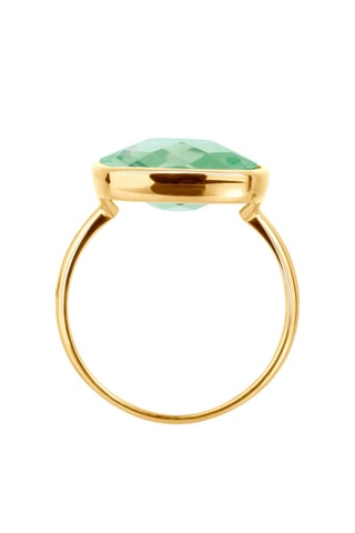 Anillo - Oro amarillo y amatista