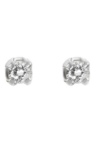 Oorbellen - Witgoud - Diamanten