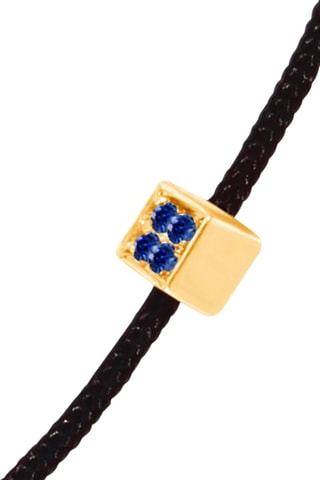 Armband Geelgoud en Saffieren