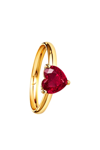 Ring - Zilver en Robijn