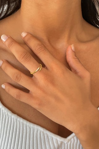 Ring - Geelgoud en Diamanten