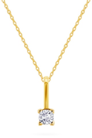 Hanger Geelgoud en Diamant