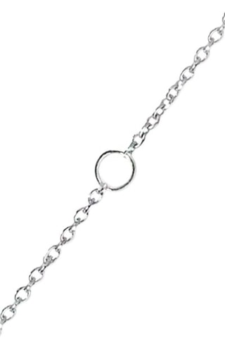 Ketting - witgoud, diamanten en rozenkwarts