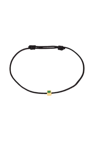 Armband - Geelgoud en Smaragden