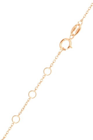 Ketting - Roségoud, topaas, rozenkwarts, onyx, amethist en citrien