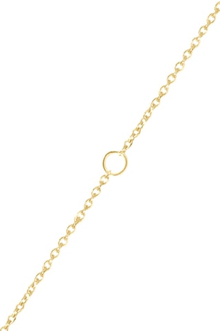 Ketting - Geelgoud - Diamanten en Amethist