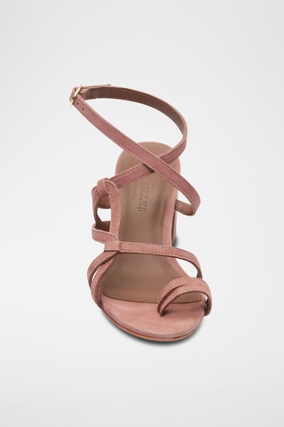Sandálias de salto em nobuck Malini - Dourado-rosa