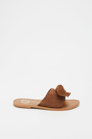 Mules em nobuck - Camel