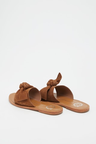 Mules em nobuck - Camel