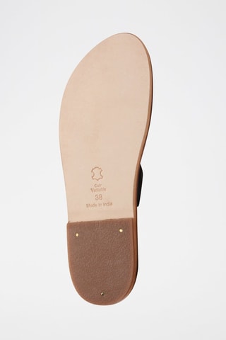 Mules em couro Chicory - Azul e castanho