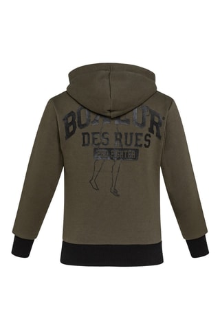 Sweater met Capuchon - Kaki - Groen