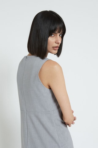 Robe droite - Gris
