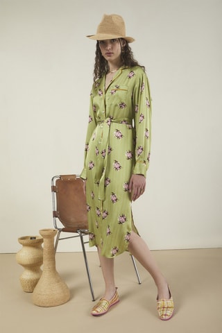 Robe chemise - Vert