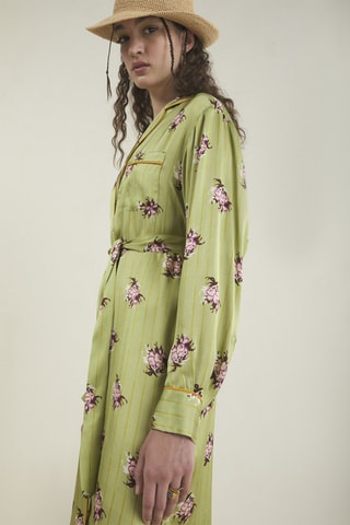 Robe chemise - Vert