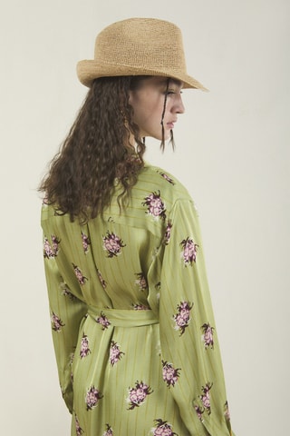 Robe chemise - Vert