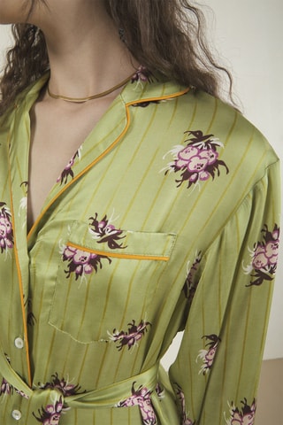 Robe chemise - Vert