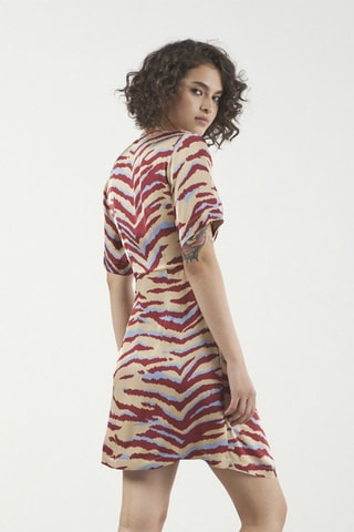 Robe portefeuille - Beige