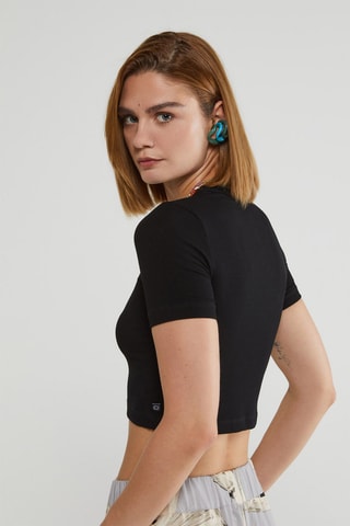 Crop Top - Zwart