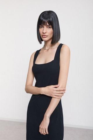 Robe midi - Noir