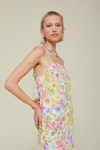 Robe droite - Orange