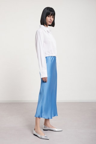 Jupe midi - Bleu clair