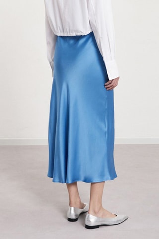 Jupe midi - Bleu clair