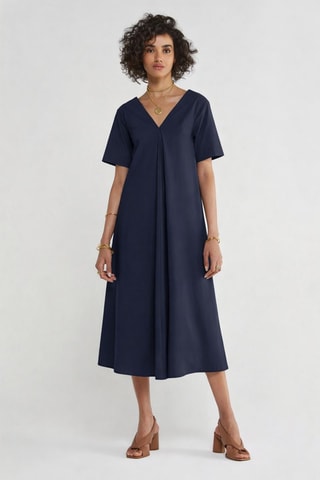 Robe trapèze - Bleu