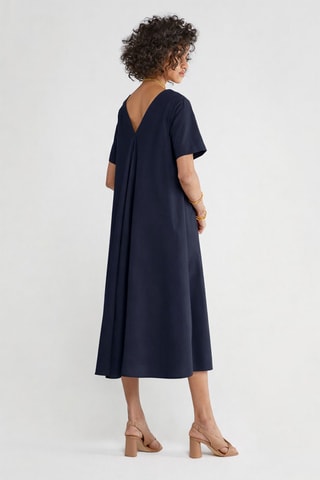 Robe trapèze - Bleu