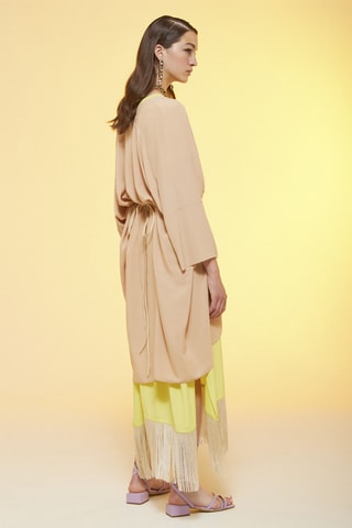 Gilet en soie - Beige