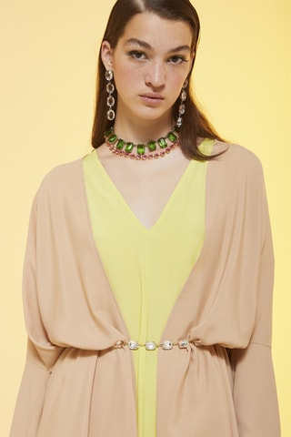 Gilet en soie - Beige