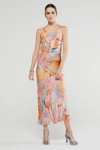 Robe longue - Multicolore