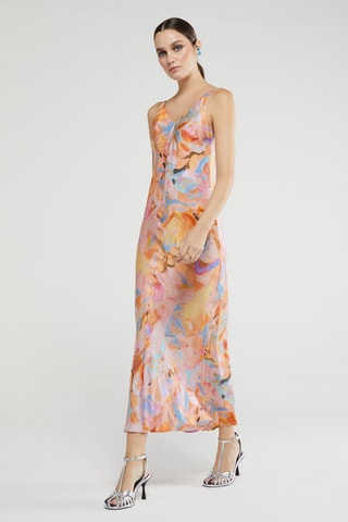 Robe longue - Multicolore