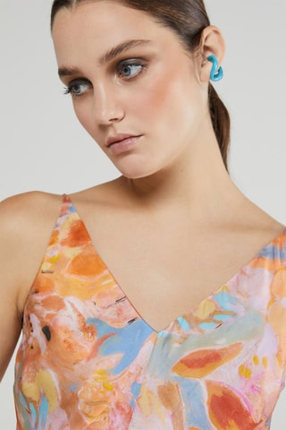 Robe longue - Multicolore