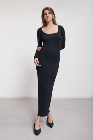 Robe droite - Noir