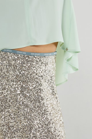 Jupe midi - Beige