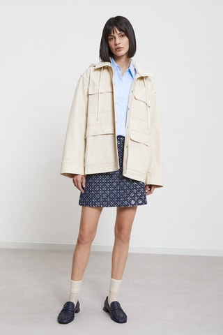 Veste à capuche - Beige