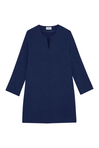 Robe droite - Bleu foncé