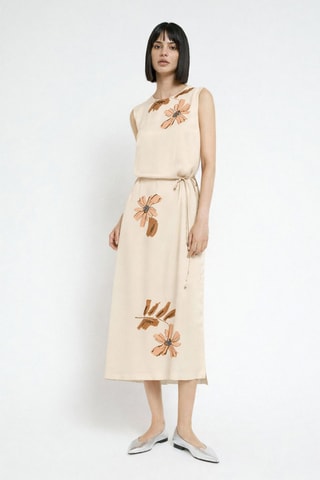 Robe midi - Blanc