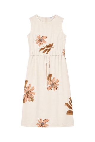 Robe midi - Blanc