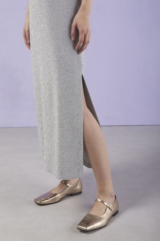 Robe longue - Argenté