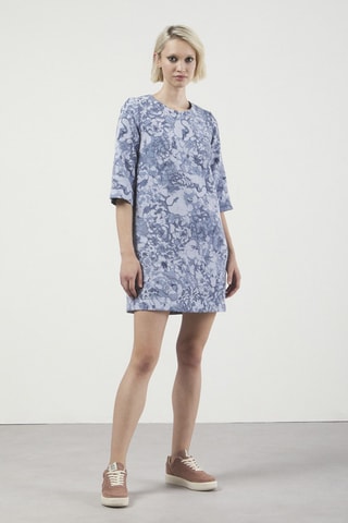 Robe droite - Bleu