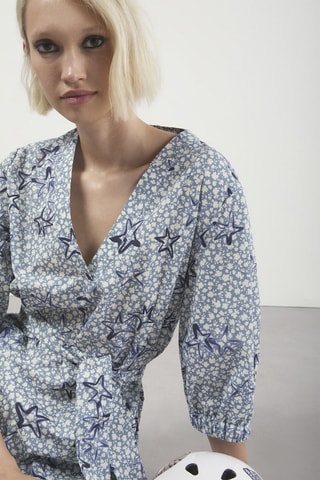 Robe patineuse - Bleu