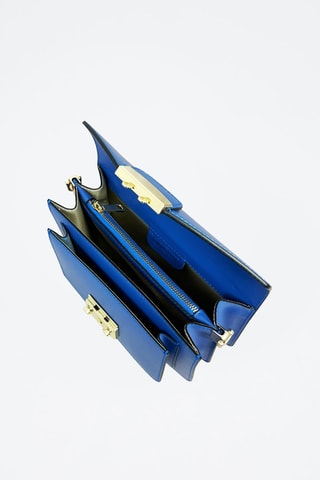 Leren Schoudertas Zaniah - Kobaltblauw - Blauw