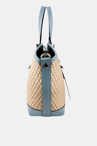 Leren Handtas - Blauw
